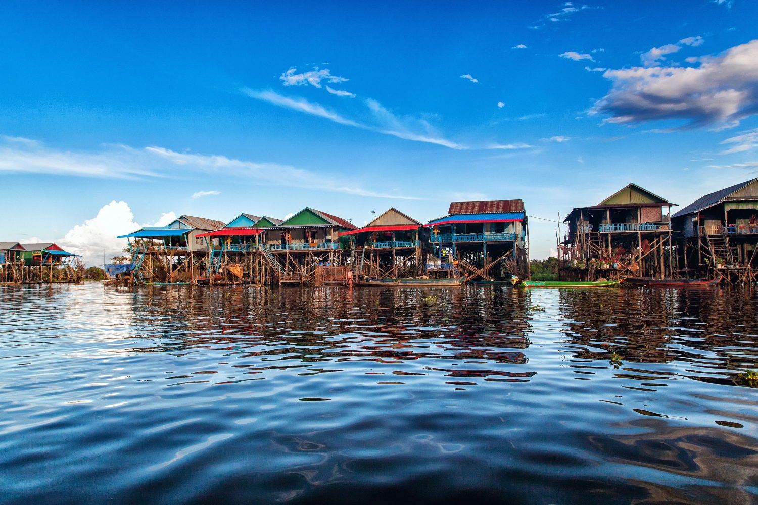 Capture the vibrant beauty of Tonle Sap in the dry season